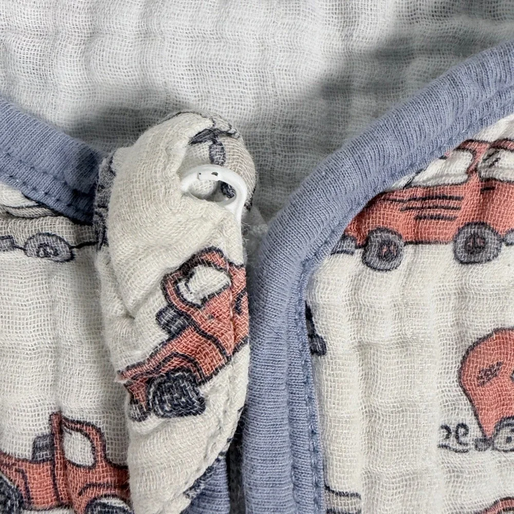 Tado Muslin Organic Cotton Sleeping Sack XL Car Print Wearable Blanket 39